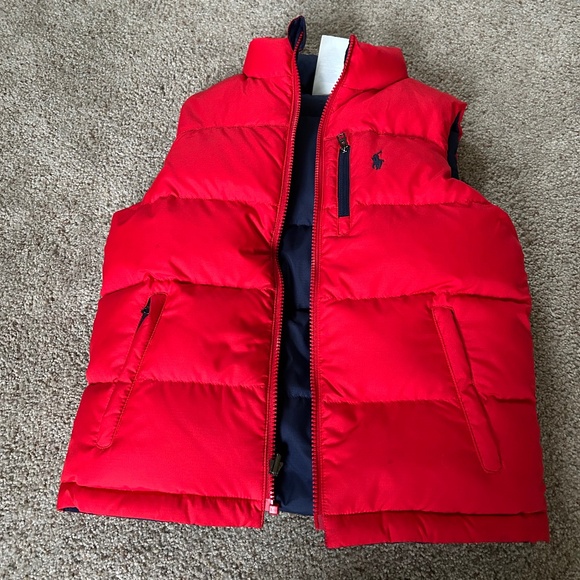 Polo Ralph Lauren Reversible Puffer Vest - Picture 1 of 12